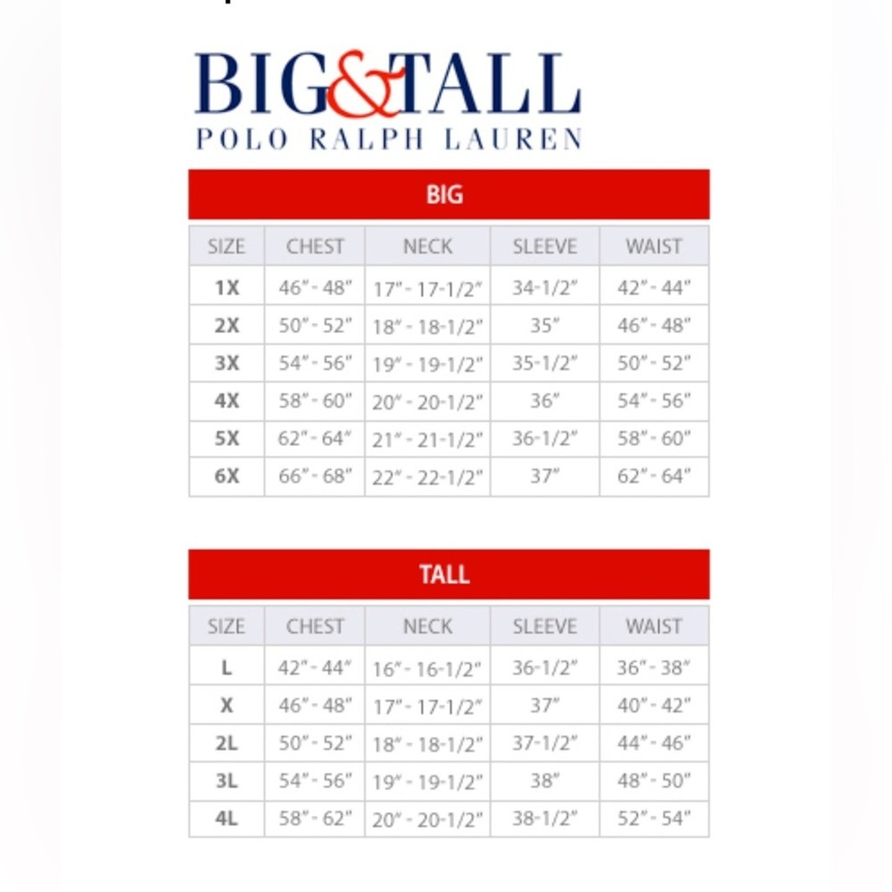 Polo Ralph Lauren Big‎ & Tall Classics Tee Shirt Red 2XB - Picture 2 of 3
